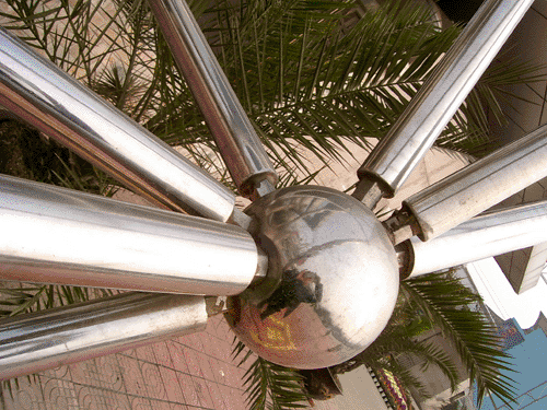 营口不锈钢螺栓球网架